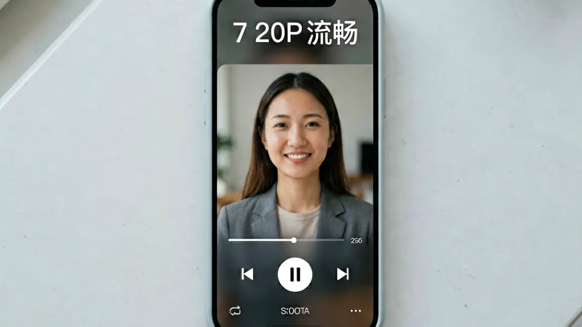一起草720P标清播放页面，适合移动端流量观看的界面截图